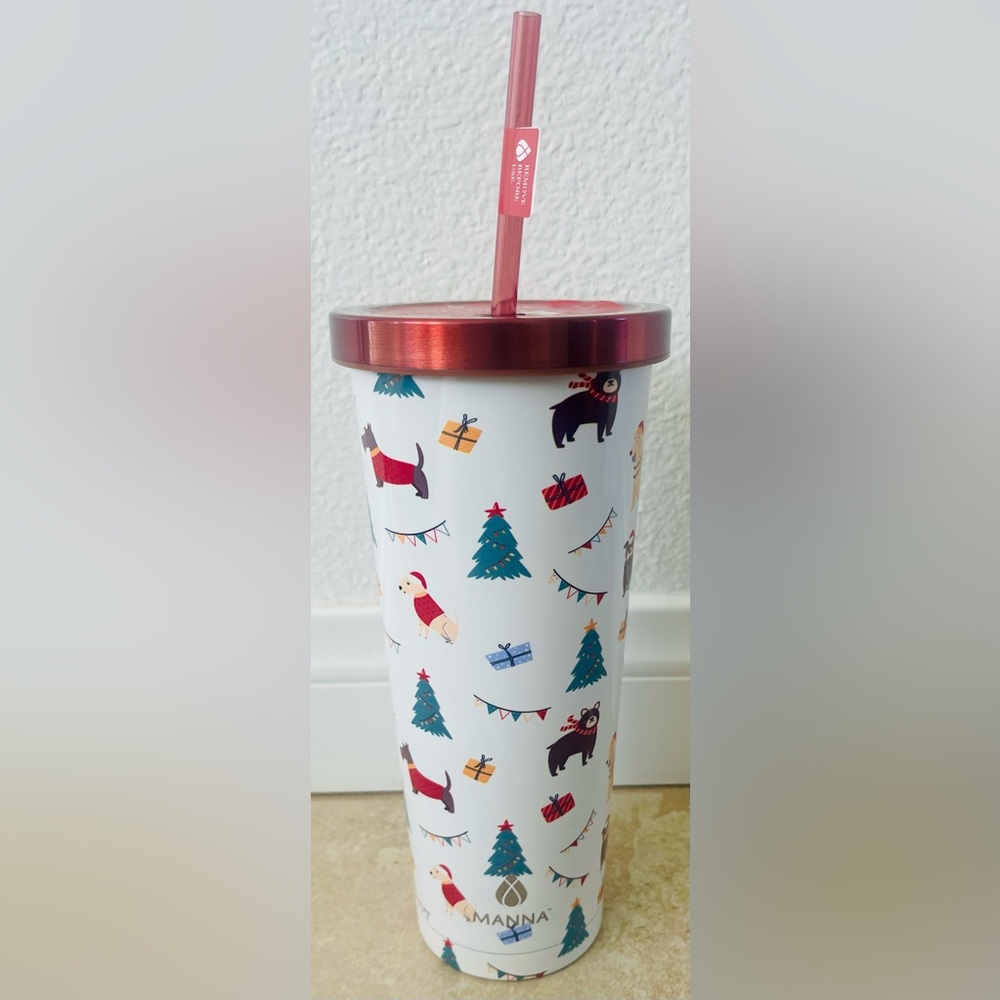 MANNA~Holiday Water bottle-24 oz-NEW